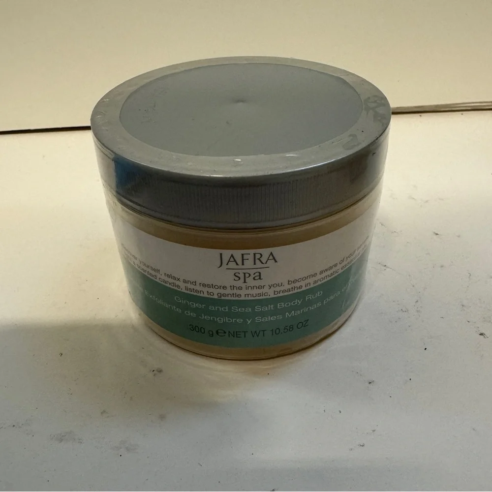 Jafra Spa Ginger Sea Salt Body Rub 10.58 OZ